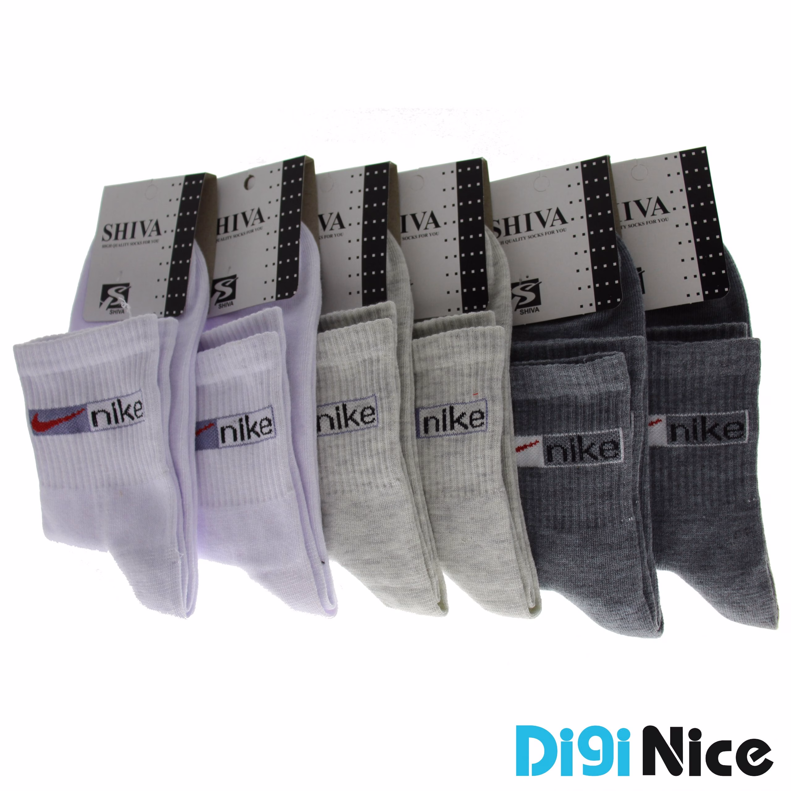 جوراب ساق دار نایک (Nike) بسته 6 عددی