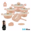 سرویس قابلمه 22 پارچه گرانیت دلمونتی مدل DL1150N