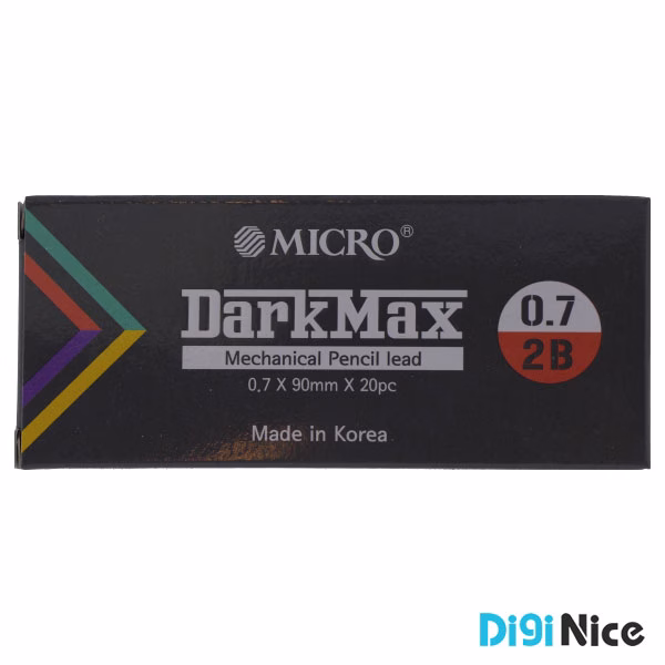 نوک مداد نوکی 0.7 میکرو مدل Darkmax بسته 12 عددی