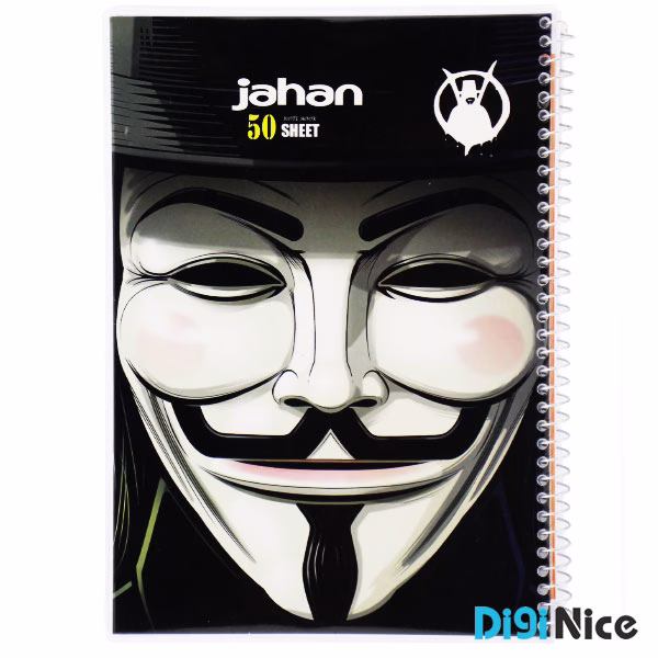 دفتر جهان 50 برگ طرح Heroes کد DN9906