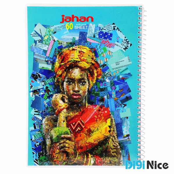 دفتر جهان 60 برگ طرح Collage کد DN9902