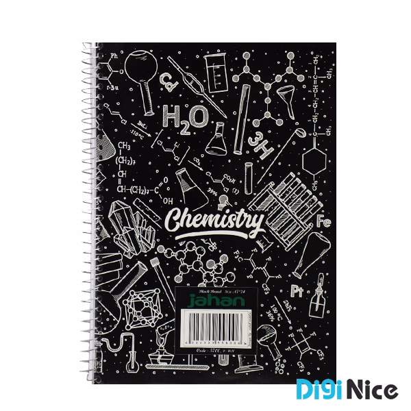 دفتر جهان 80 برگ طرح Black Board کد DN9904