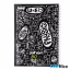 دفتر جهان 80 برگ طرح Black Board کد DN9901