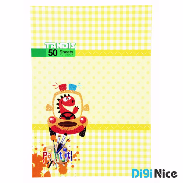 دفتر نقاشی تندیس 50 برگ طرح کلاسیک کد DN991607