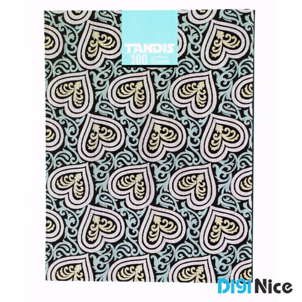 دفتر کلاسوری تندیس 100 برگ جلد سخت کد DN991710