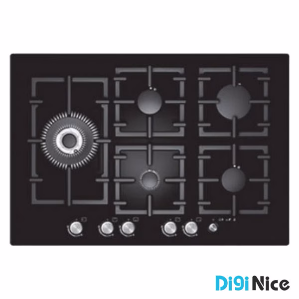 اجاق گاز صفحه ای توکار 5 شعله اسنوا مدل G206