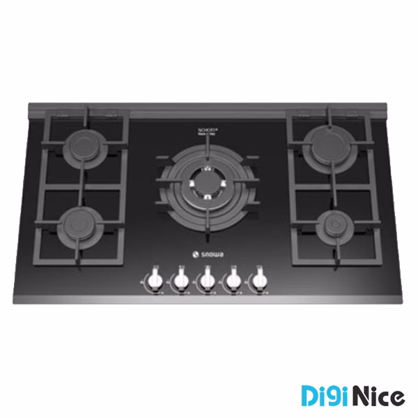 اجاق گاز صفحه ای توکار 5 شعله اسنوا مدل G207