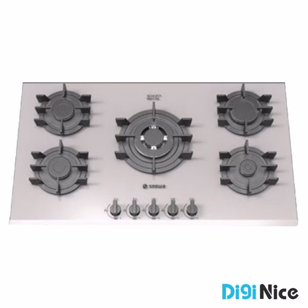 اجاق گاز صفحه ای توکار 5 شعله اسنوا مدل G215