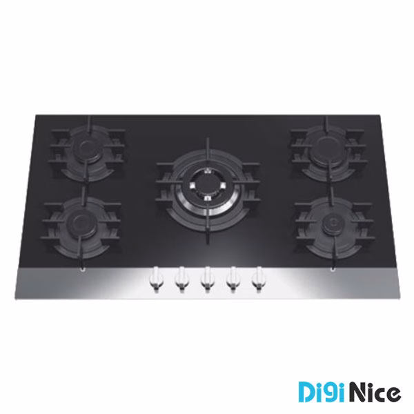 اجاق گاز صفحه شیشه ای توکار 5 شعله اسنوا مدل G302