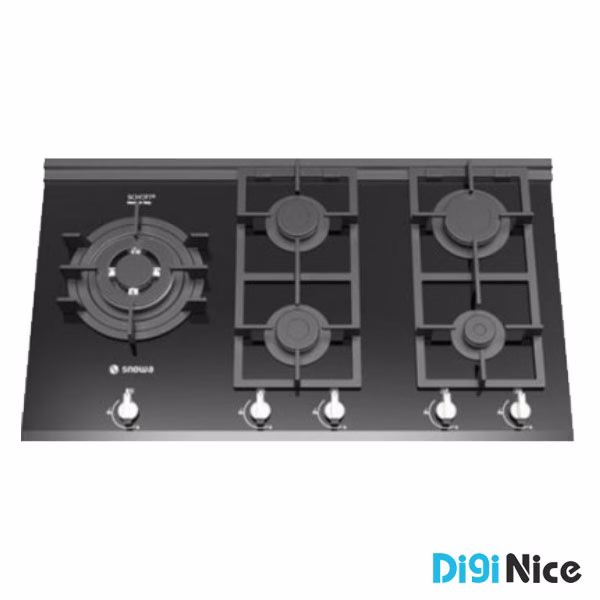 اجاق گاز صفحه ای توکار 5 شعله اسنوا مدل G208