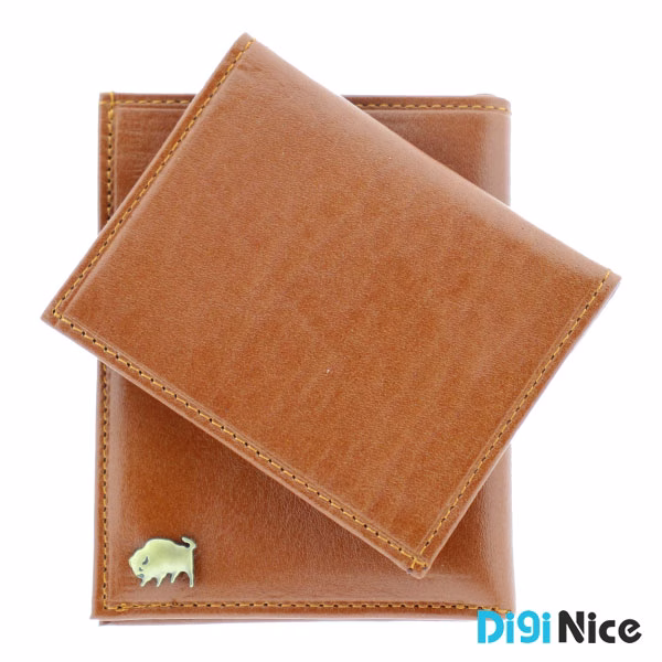 کیف پول جیبی چرم طبیعی گاوی مدل بوفالو 60