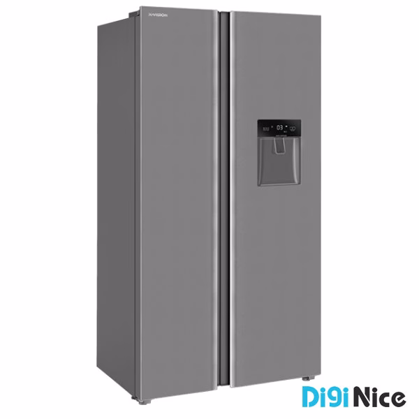 یخچال فریزر ساید بای ساید ایکس ویژن مدل TS550 استیل