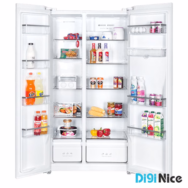 یخچال فریزر ساید بای ساید ایکس ویژن مدل TS550 سفید