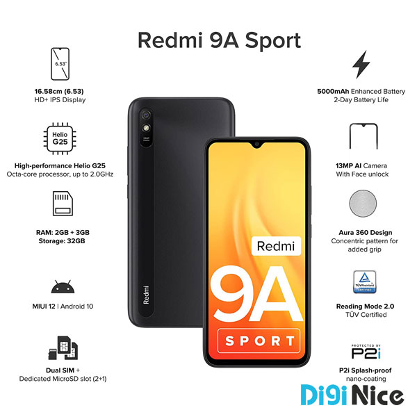 redmi 9a sport display