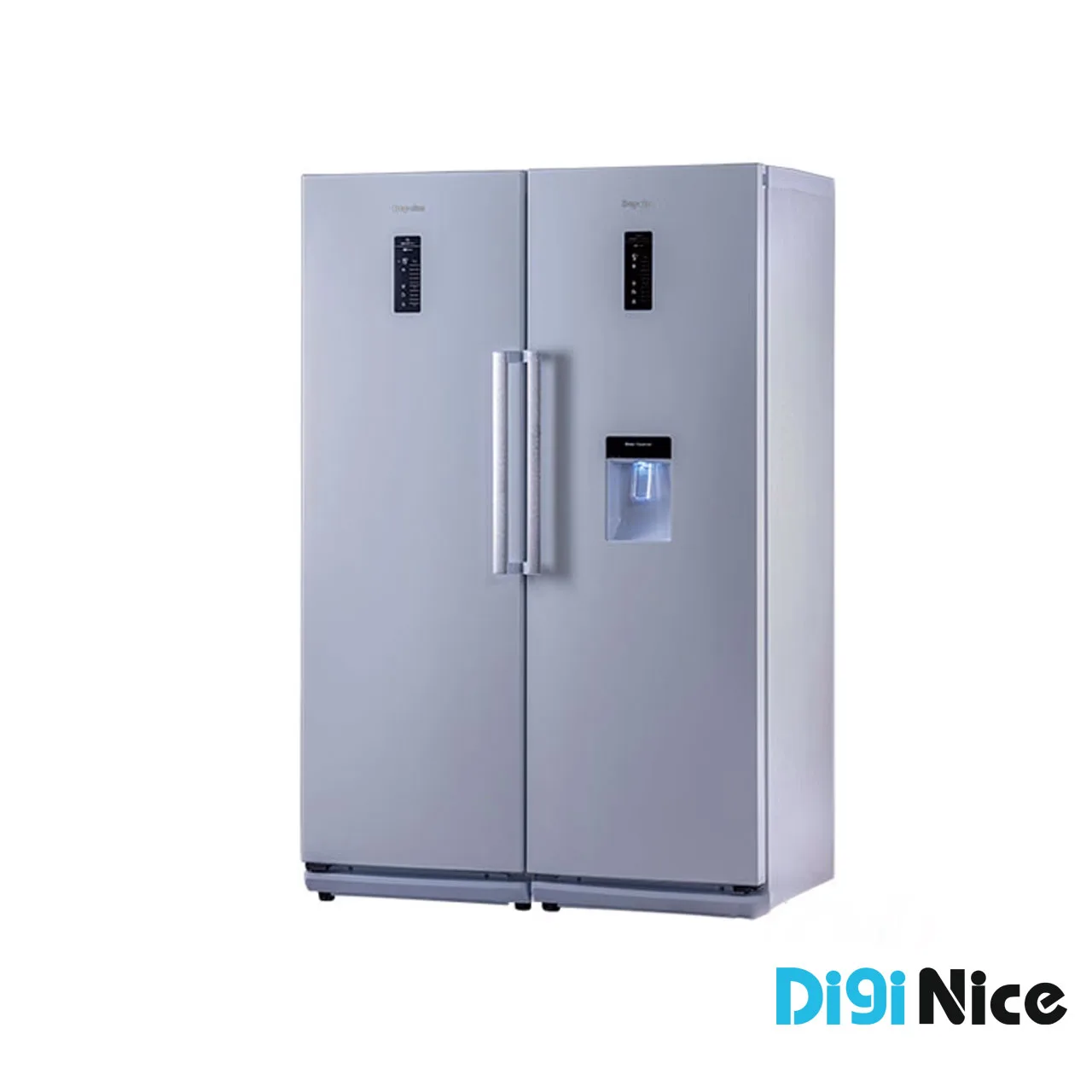 یخچال فریزر دو قلو دیپوینت مدل D5i سفید چرمی - نمای کنار