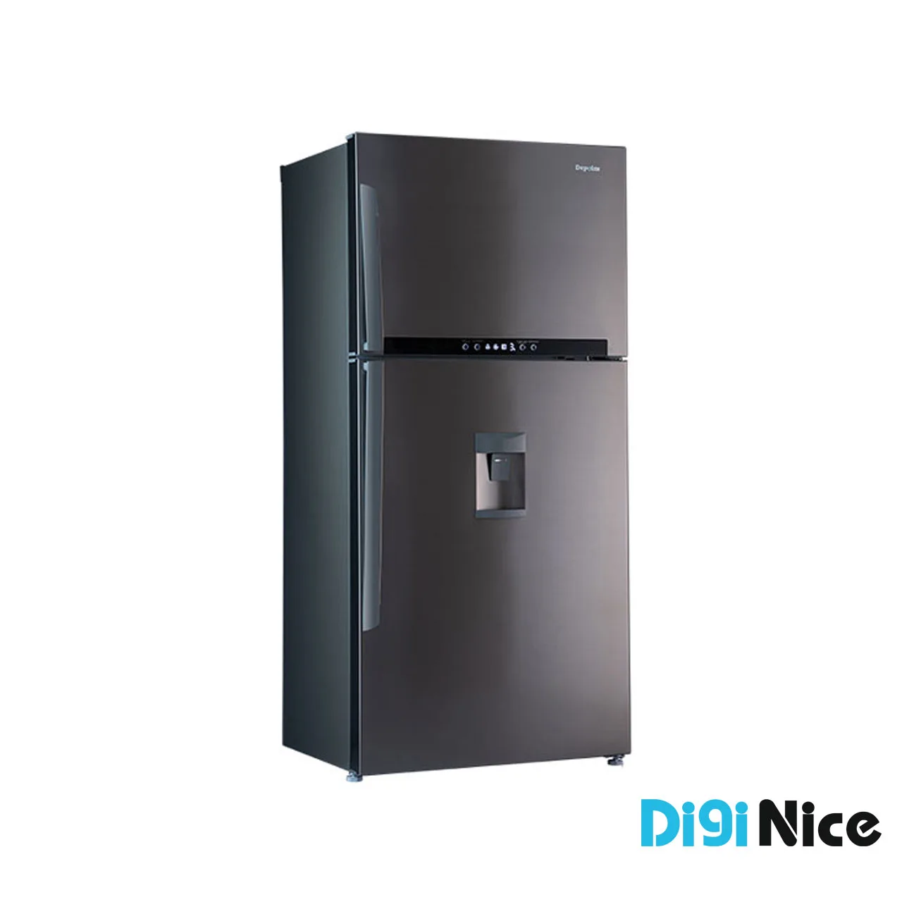 یخچال فریزر دیپوینت مدل T7 سیلور - نمای کنار