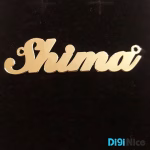 آویز گردنبند طلا 18 عیار طرح Shima شیما