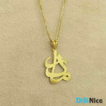 آویز گردنبند طلا 18 عیار طرح مادر (کد DN-P0003)