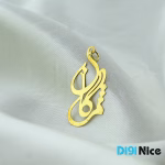 آویز گردنبند طلا 18 عیار طرح مژگان Mozhgan