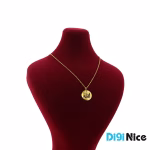 آویز گردنبند طلا 18 عیار طرح الله (کد DN-P0038)