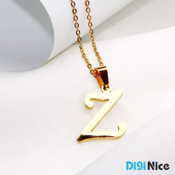 آویز گردنبند طلا 18 عیار طرح Z