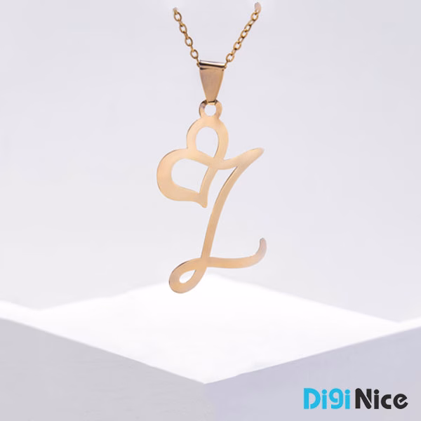 آویز گردنبند طلا 18 عیار طرح Z