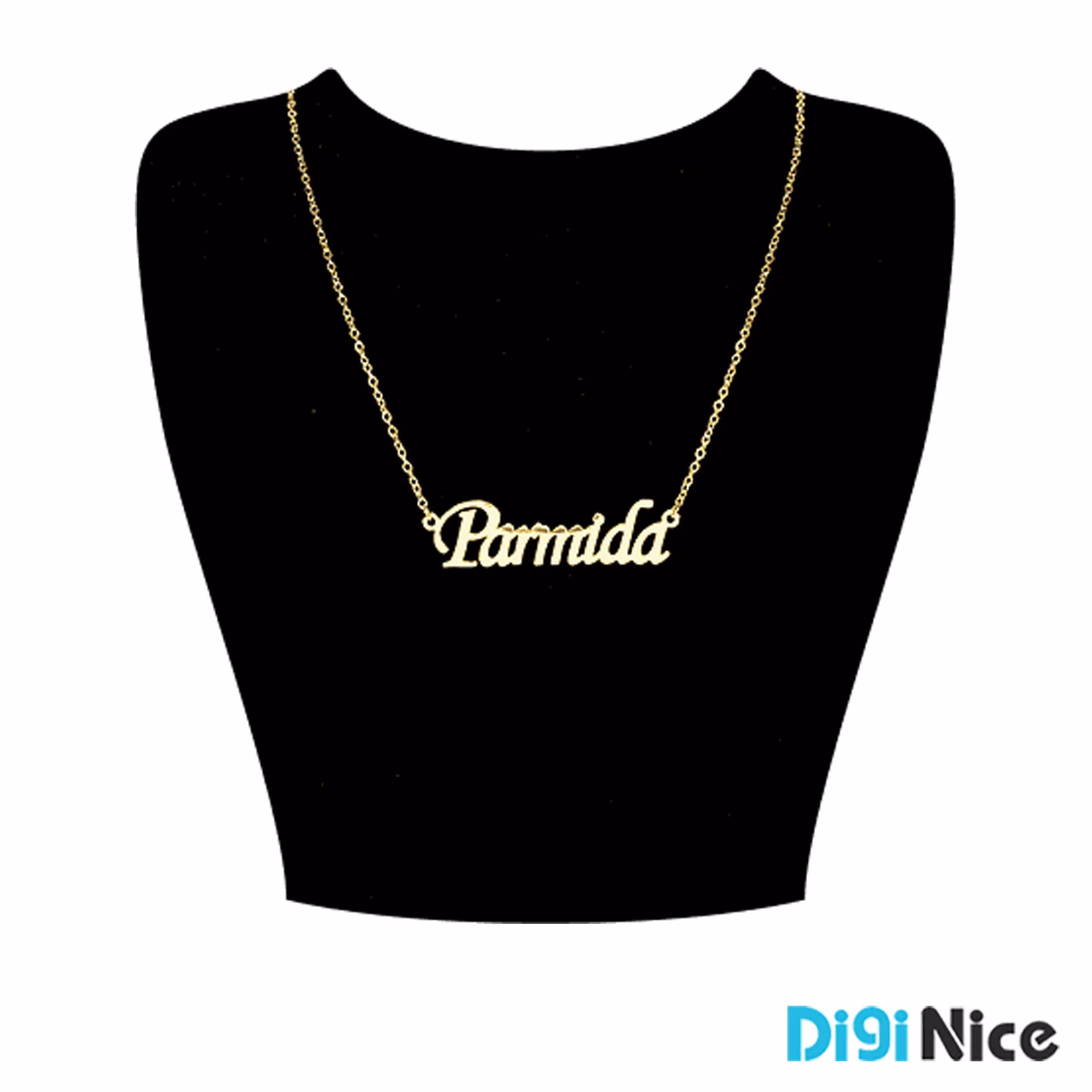 آویز گردنبند طلا طرح Parmida