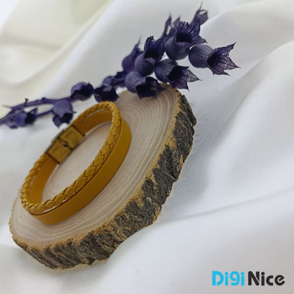 دستبند چرمی کد DN002