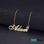 گردنبند-طلا-18 عیار طرح Adam آدم