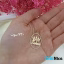 گردنبند طلا 18 عیار طرح Zahra زهرا کد DN-P0400