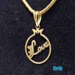 گردنبند طلا 18 عیار طرح