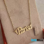 گردنبند طلا 18 عیار طرح parisa پریسا