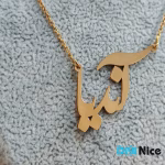 گردنبند طلا 18 عیار طرح آندیا