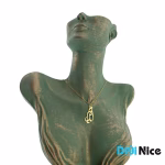 گردنبند طلا 18 عیار طرح آیدا Aida (کد DN-P0375)