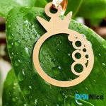 گردنبند طلا 18 عیار طرح انار