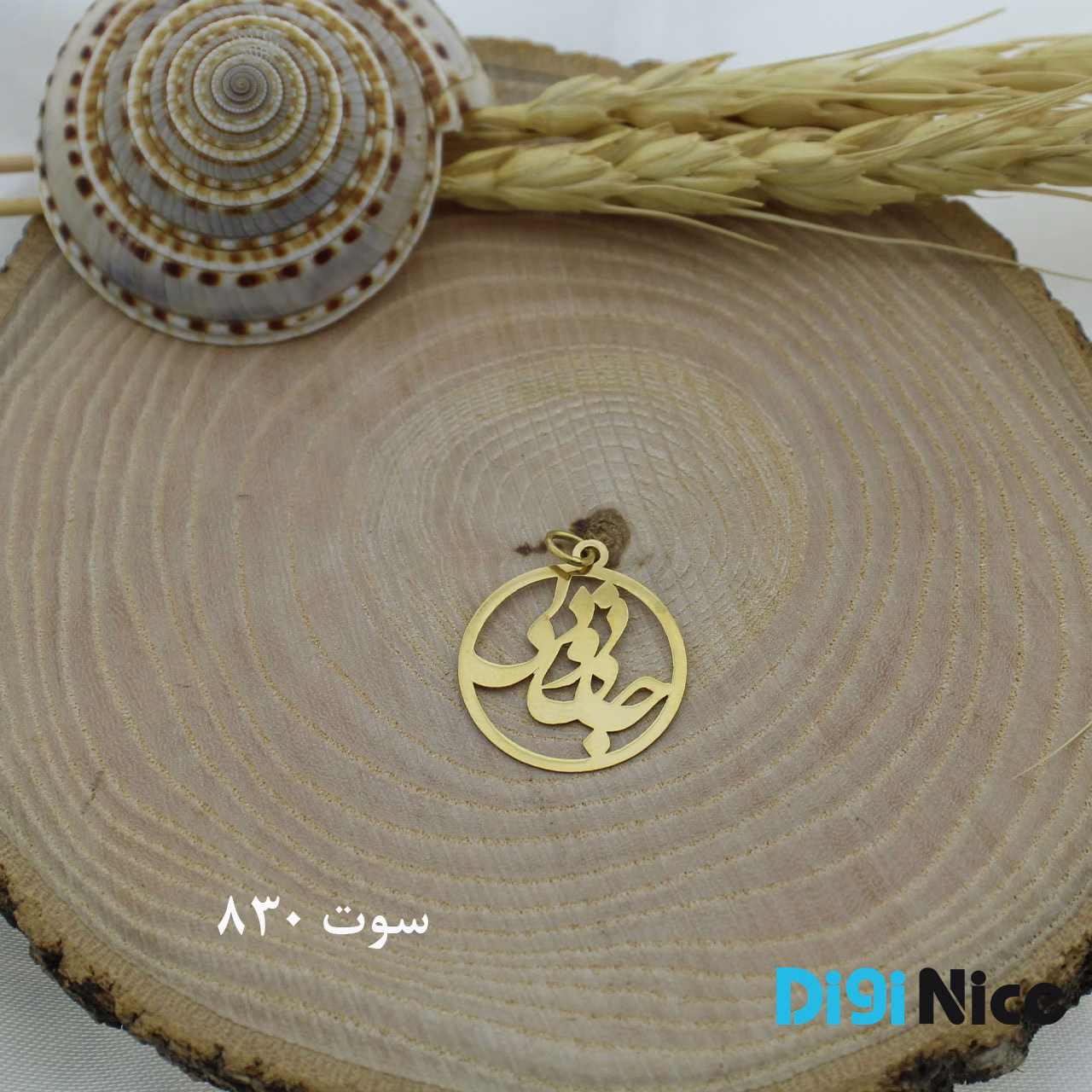 گردنبند طلا 18 عیار طرح جانی و دلی