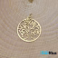 گردنبند طلا 18 عیار طرح درخت کد DN-P0364