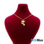 گردنبند طلا 18 عیار طرح روباه (کد DN-P0149)
