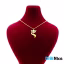 گردنبند طلا 18 عیار طرح روباه (کد DN-P0149)