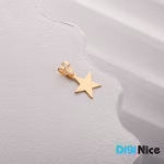 گردنبند طلا 18 عیار طرح ستاره