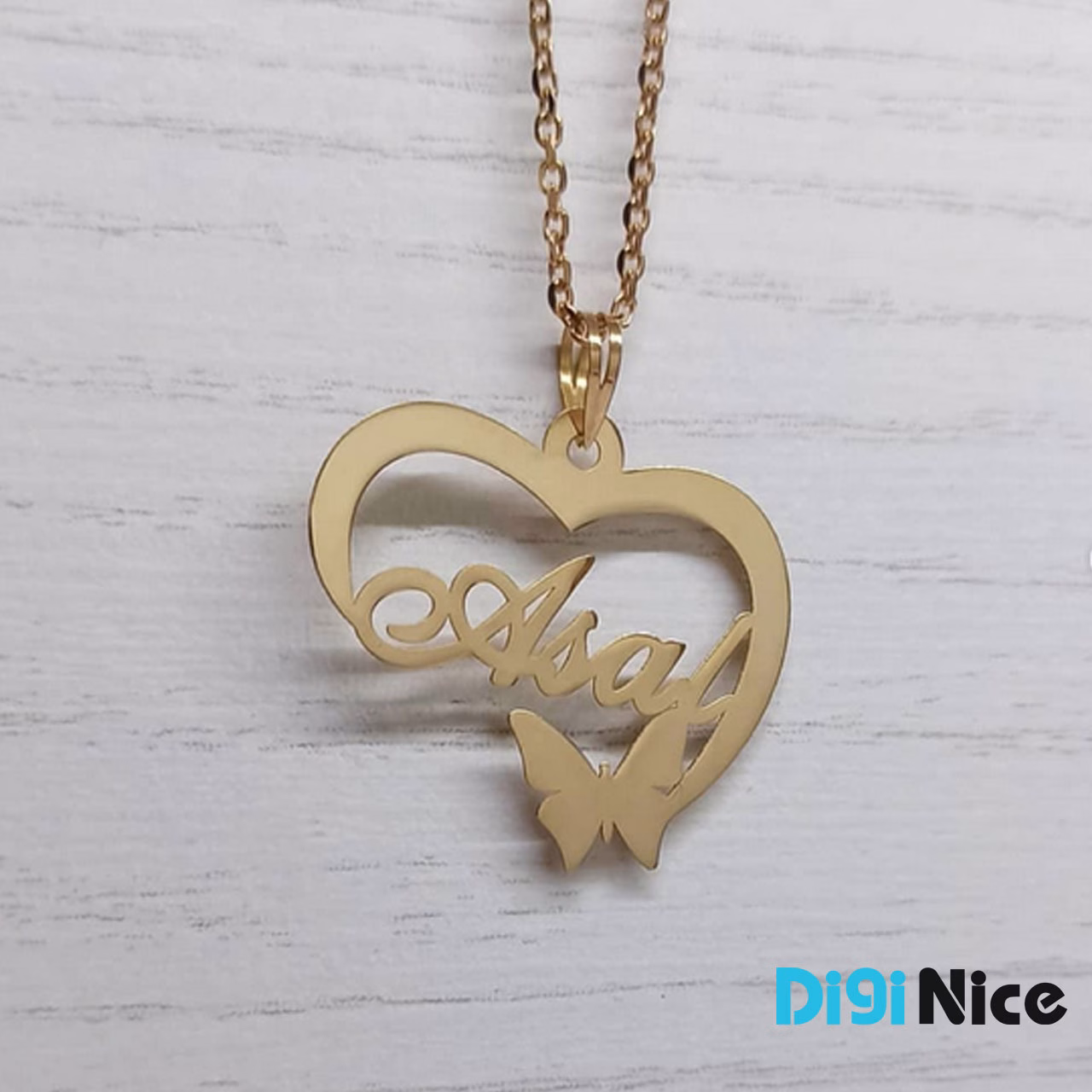 گردنبند طلا 18 عیار طرح عسل