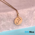 گردنبند طلا 18 عیار طرح عشق