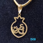 گردنبند طلا 18 عیار طرح عشق