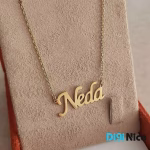 گردنبند طلا 18 عیار طرح Neda ندا کد DN-P0405