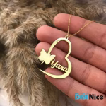 گردنبند طلا 18 عیار طرح یارا