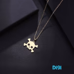 گردنبند-طلا-18عیار-طرح جمجمه