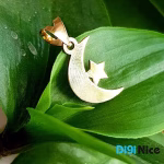 گردنبند-طلا-18عیار-طرح ماه و ستاره