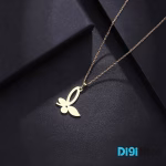 گردنبند-طلا-18عیار-طرح پروانه
