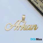 آویز گردنبند طلا 18 عیار طرح Arkan آرکان