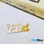 آویز گردنبند طلا 18 عیار طرح elsa السا